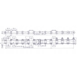 Ekstremalaus pakreipimo tiekimo grandinė Bizon 5060050