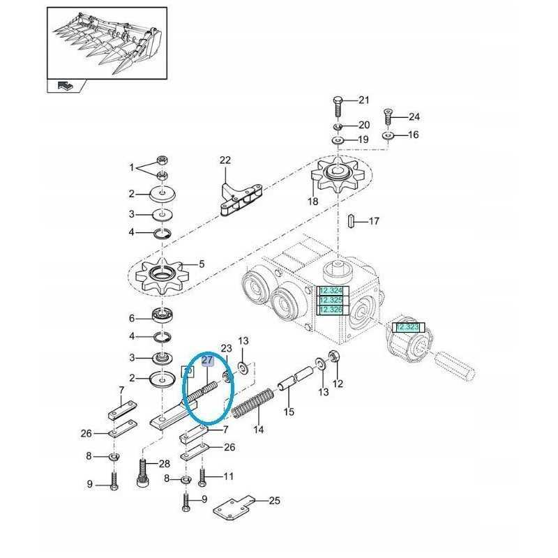 Kukurūzų galvutės laikiklis new Holland 322438550 cnh