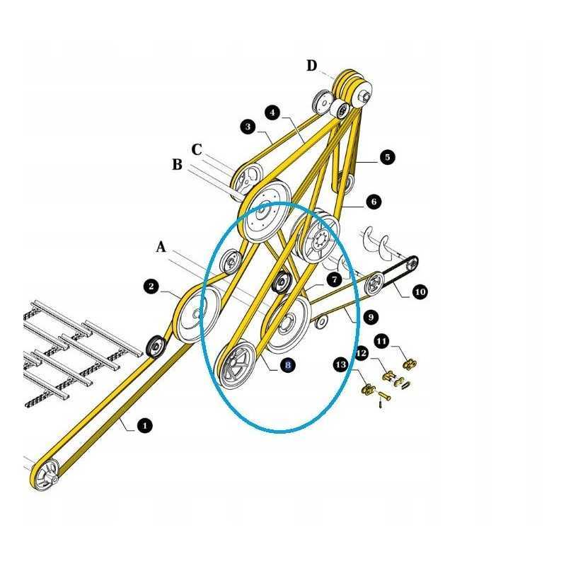 New Holland TC 89817250 Gates bėgimo diržas