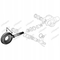 Diskinis ratas su atakos voleliu su 11 45