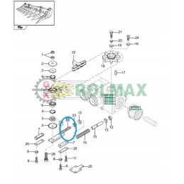 New Holland kukurūzų antgalių laikiklis 322438550