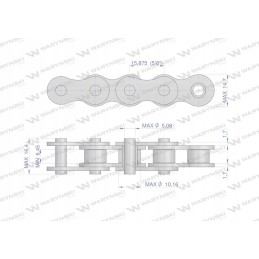 Ritininė grandinė 10bf20, naudokite claas 176410