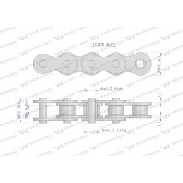 Ritininė grandinė 10bf20, naudokite claas 176410