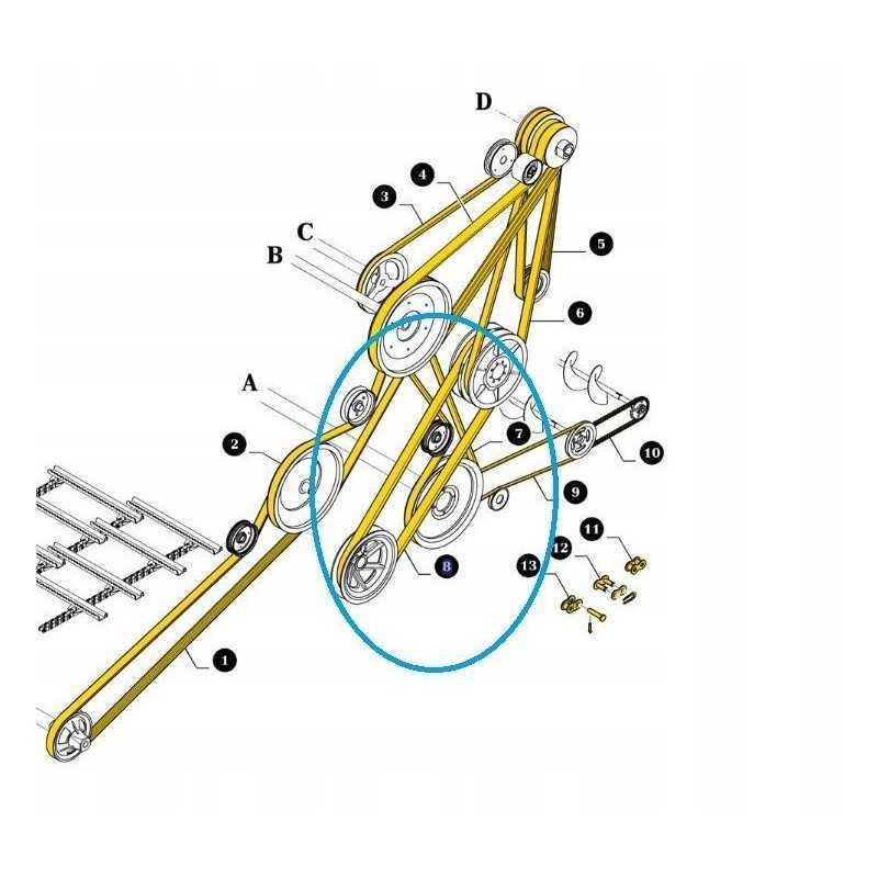 New Holland TC 89817250 CNH bėgimo diržas
