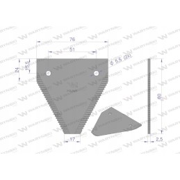 Bison 506000001 dantyti peiliai