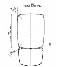 Dėklas Luxxum Farmall C Steyr Multi Compact Veidrodis