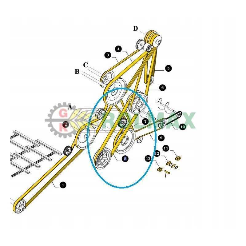 New Holland TC 89817250 bėgimo diržas