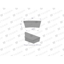 V formos diržas kietas diržas t 609823 0 ap1001225 claas