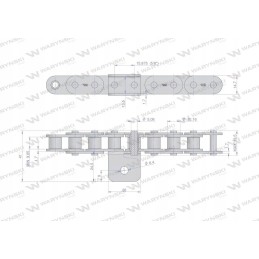 Kombaino konvejerio grandinė c10b r1 5 8