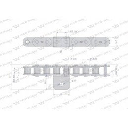 Kombaino konvejerio grandinė c10b r1 5 8