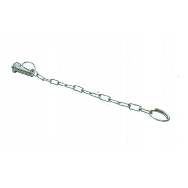 Lenktas kištukas su grandine 14x48mm