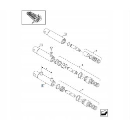 New Holland 84041996 cnh antraštės pavara