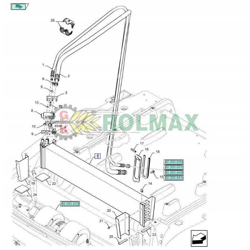 Garintuvas New Holland CX TC 47613257