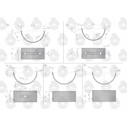 Pagrindinių guolių rinkinys n 0 75 iii pjūvis C 385