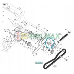 New Holland antraštės stebulė 322698850