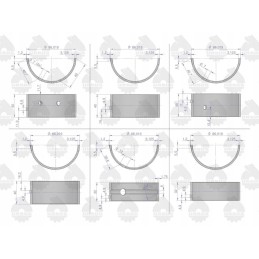 Pagrindiniai guoliai n 0 50 II šlifavimas 42012132 900602