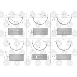 Guolių komplektas GL C 330 vardinis, originalus Ursus