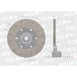 Sankabos diskas 4460000 bizon polmo motogeneric