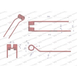 Claas 9024822 motogenerinė pirštų purtyklė