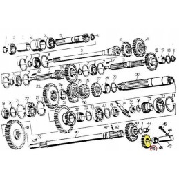Atbulinės eigos pavaros ratas c 330 skropol