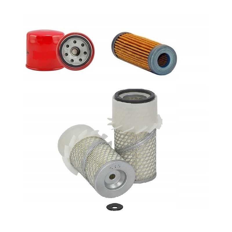 Japoniški traktoriai, oro filtras, tepalinis kuras