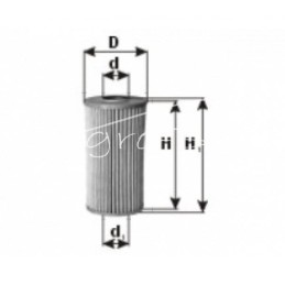 Hidraulinis Zetor 7211 filtras