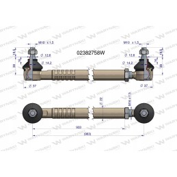 Vairas 963mm 02382758w Warynski
