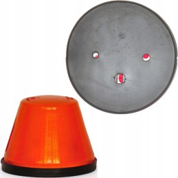 Oranžinė lemputė, apvali, aukšta lemputė, 24v