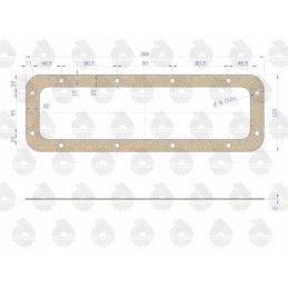 Parduodamas reduktoriaus apatinis sandariklis, guminis kamštis, c 330