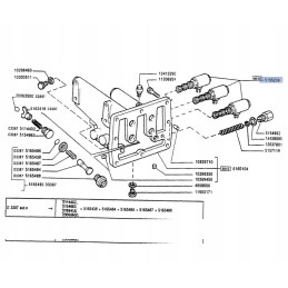 Fiat pusės pavaros solenoidinis vožtuvas 5155239 cnh