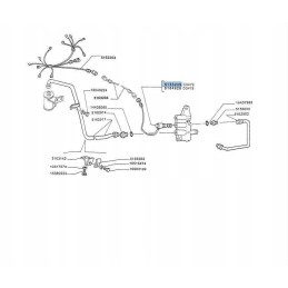 Fiat pusės pavaros solenoidinis vožtuvas 5155239 cnh