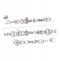 Fendt sinchronizatoriaus žiedas 199110080800 org