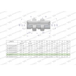 Hydra colių pertvaros jungtis bb 3 4 bsp xsv