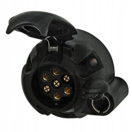 7 kontaktų lizdas su papildomu 12v lizdu