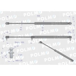 Stogo pavara 3027294m1 tinka Massey Ferguson