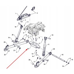 P5s56101127 galinės pakabos tvirtinimas