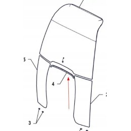 P5s52401129 priekinio stiklo sandariklis