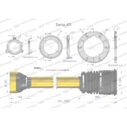 Kardaninio veleno korpusas