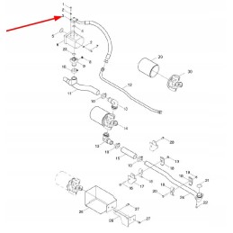Tb1s581010014k hidraulinės alyvos vamzdis