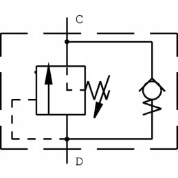 Slėgio sekos vožtuvas 3 8 sėklų žymekliui