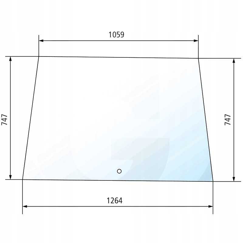 Priekinio stiklo dėklas ih 650880604 granitas