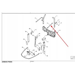 P5s47901113 variklio gaubto dujų pavara