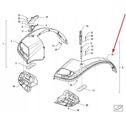 P5s45601148 galinis dešinysis sparnas