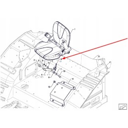 P5s44201114 keleivio sėdynės spyruoklė