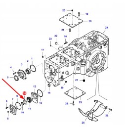 Va134544 tarpinė poveržlė 0 5 mm