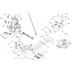 P5s37801103 hidraulinis vožtuvas 18 bar