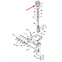 P5s37401168 pavarų svirties dangtis
