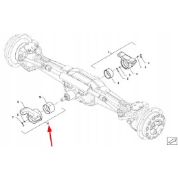 P5s31201013 priekinės ašies galinė pakaba