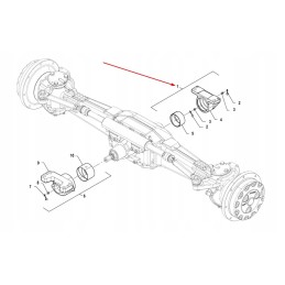P5s31201005 priekinės ašies laikiklis