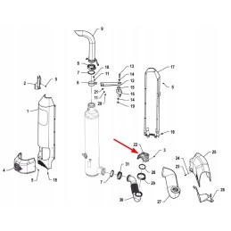 P5s22301130 turbokompresoriaus šiluminis dangtelis